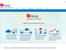 Tablet Screenshot of healy-co.com